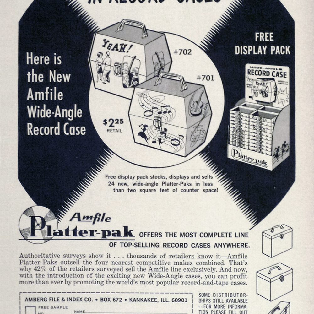 Publicité Platter-Pak de 1965 dans Billboard